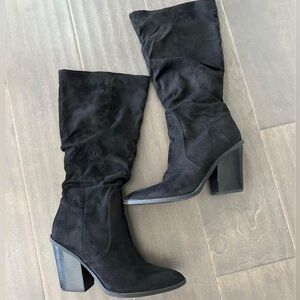 Dolce Vita Pointed Toe Black Boots - 7.5